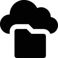 Cloud icon symbol image. Illustration of the hosting storage vector