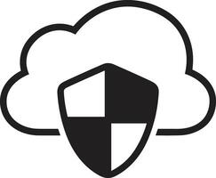 Cloud icon symbol image. Illustration of the hosting storage vector