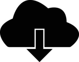 Cloud icon symbol image. Illustration of the hosting storage vector