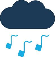 Cloud icon symbol image. Illustration of the hosting storage vector