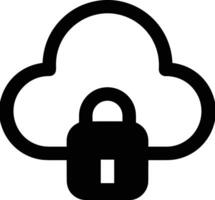 Cloud icon symbol image. Illustration of the hosting storage vector