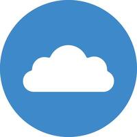 Cloud icon symbol image. Illustration of the hosting storage vector