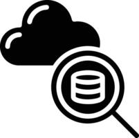 Cloud icon symbol image. Illustration of the hosting storage vector