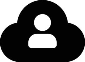 Cloud icon symbol image. Illustration of the hosting storage vector