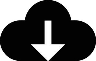 Cloud icon symbol image. Illustration of the hosting storage vector