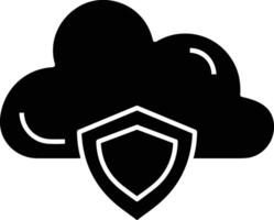 Cloud icon symbol image. Illustration of the hosting storage vector