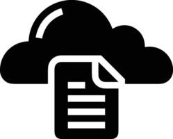 Cloud icon symbol image. Illustration of the hosting storage vector