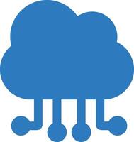 Cloud icon symbol image. Illustration of the hosting storage vector