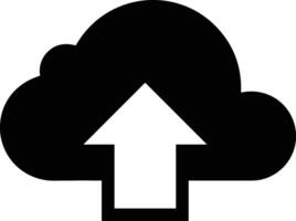 Cloud icon symbol image. Illustration of the hosting storage vector