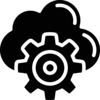 Cloud icon symbol image. Illustration of the hosting storage vector