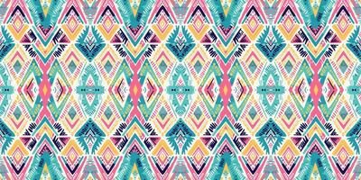 Seamless batik pattern,Seamless tribal batik pattern,and Seamless colorful pattern resemble ethnic boho, Aztec,and ikat styles.designed for use in wallpaper,fabric,curtain,carpet,Batik Embroidery vector