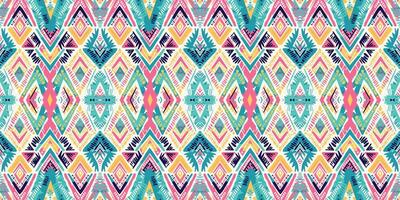 Seamless batik pattern,Seamless tribal batik pattern,and Seamless colorful pattern resemble ethnic boho, Aztec,and ikat styles.designed for use in wallpaper,fabric,curtain,carpet,Batik Embroidery vector