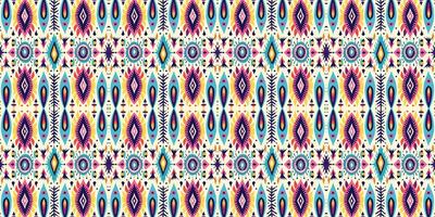 Seamless batik pattern,Seamless tribal batik pattern,and Seamless colorful pattern resemble ethnic boho, Aztec,and ikat styles.designed for use in wallpaper,fabric,curtain,carpet,Batik Embroidery vector