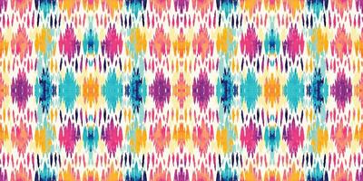 Seamless batik pattern,Seamless tribal batik pattern,and Seamless colorful pattern resemble ethnic boho, Aztec,and ikat styles.designed for use in wallpaper,fabric,curtain,carpet,Batik Embroidery vector