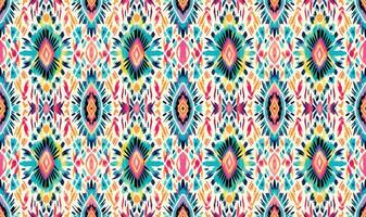 Seamless batik pattern,Seamless tribal batik pattern,and Seamless colorful pattern resemble ethnic boho, Aztec,and ikat styles.designed for use in wallpaper,fabric,curtain,carpet,Batik Embroidery vector