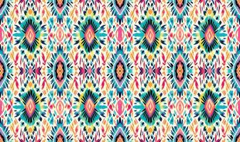 Seamless batik pattern,Seamless tribal batik pattern,and Seamless colorful pattern resemble ethnic boho, Aztec,and ikat styles.designed for use in wallpaper,fabric,curtain,carpet,Batik Embroidery vector