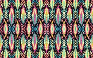 Seamless batik pattern,Seamless tribal batik pattern,and Seamless colorful pattern resemble ethnic boho, Aztec,and ikat styles.designed for use in wallpaper,fabric,curtain,carpet,Batik Embroidery vector