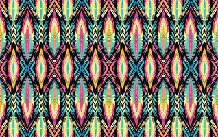 Seamless batik pattern,Seamless tribal batik pattern,and Seamless colorful pattern resemble ethnic boho, Aztec,and ikat styles.designed for use in wallpaper,fabric,curtain,carpet,Batik Embroidery vector