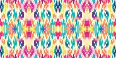 Seamless batik pattern,Seamless tribal batik pattern,and Seamless colorful pattern resemble ethnic boho, Aztec,and ikat styles.designed for use in wallpaper,fabric,curtain,carpet,Batik Embroidery vector
