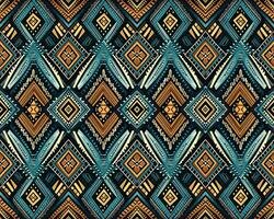 Seamless batik pattern,Seamless tribal batik pattern,and Seamless colorful pattern resemble ethnic boho, Aztec,and ikat styles.designed for use in wallpaper,fabric,curtain,carpet,Batik Embroidery vector