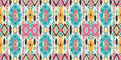 Seamless batik pattern,Seamless tribal batik pattern,and Seamless colorful pattern resemble ethnic boho, Aztec,and ikat styles.designed for use in wallpaper,fabric,curtain,carpet,Batik Embroidery vector