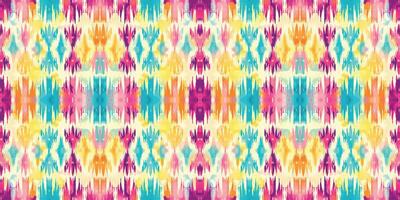 Seamless batik pattern,Seamless tribal batik pattern,and Seamless colorful pattern resemble ethnic boho, Aztec,and ikat styles.designed for use in wallpaper,fabric,curtain,carpet,Batik Embroidery vector