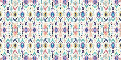 Seamless batik pattern,Seamless tribal batik pattern,and Seamless colorful pattern resemble ethnic boho, Aztec,and ikat styles.designed for use in wallpaper,fabric,curtain,carpet,Batik Embroidery vector