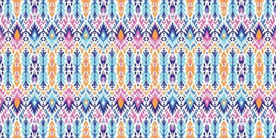 Seamless batik pattern,Seamless tribal batik pattern,and Seamless colorful pattern resemble ethnic boho, Aztec,and ikat styles.designed for use in wallpaper,fabric,curtain,carpet,Batik Embroidery vector