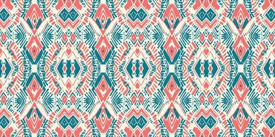 Seamless batik pattern,Seamless tribal batik pattern,and Seamless colorful pattern resemble ethnic boho, Aztec,and ikat styles.designed for use in wallpaper,fabric,curtain,carpet,Batik Embroidery vector