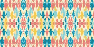 Seamless batik pattern,Seamless tribal batik pattern,and Seamless colorful pattern resemble ethnic boho, Aztec,and ikat styles.designed for use in wallpaper,fabric,curtain,carpet,Batik Embroidery vector