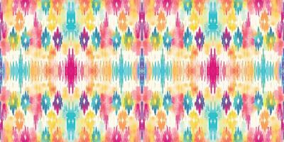 Seamless batik pattern,Seamless tribal batik pattern,and Seamless colorful pattern resemble ethnic boho, Aztec,and ikat styles.designed for use in wallpaper,fabric,curtain,carpet,Batik Embroidery vector