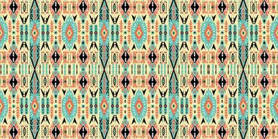 Seamless batik pattern,Seamless tribal batik pattern,and Seamless colorful pattern resemble ethnic boho, Aztec,and ikat styles.designed for use in wallpaper,fabric,curtain,carpet,Batik Embroidery vector