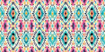 Seamless batik pattern,Seamless tribal batik pattern,and Seamless colorful pattern resemble ethnic boho, Aztec,and ikat styles.designed for use in wallpaper,fabric,curtain,carpet,Batik Embroidery vector