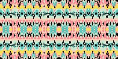 Seamless batik pattern,Seamless tribal batik pattern,and Seamless colorful pattern resemble ethnic boho, Aztec,and ikat styles.designed for use in wallpaper,fabric,curtain,carpet,Batik Embroidery vector