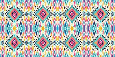 Seamless batik pattern,Seamless tribal batik pattern,and Seamless colorful pattern resemble ethnic boho, Aztec,and ikat styles.designed for use in wallpaper,fabric,curtain,carpet,Batik Embroidery vector