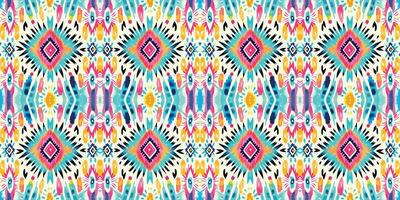 Seamless batik pattern,Seamless tribal batik pattern,and Seamless colorful pattern resemble ethnic boho, Aztec,and ikat styles.designed for use in wallpaper,fabric,curtain,carpet,Batik Embroidery vector