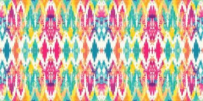 Seamless batik pattern,Seamless tribal batik pattern,and Seamless colorful pattern resemble ethnic boho, Aztec,and ikat styles.designed for use in wallpaper,fabric,curtain,carpet,Batik Embroidery vector