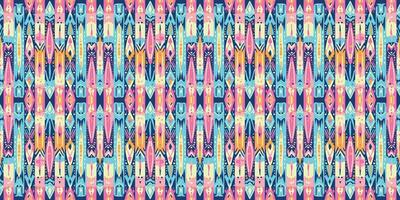 Seamless batik pattern,Seamless tribal batik pattern,and Seamless colorful pattern resemble ethnic boho, Aztec,and ikat styles.designed for use in wallpaper,fabric,curtain,carpet,Batik Embroidery vector