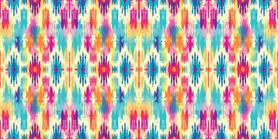 Seamless batik pattern,Seamless tribal batik pattern,and Seamless colorful pattern resemble ethnic boho, Aztec,and ikat styles.designed for use in wallpaper,fabric,curtain,carpet,Batik Embroidery vector