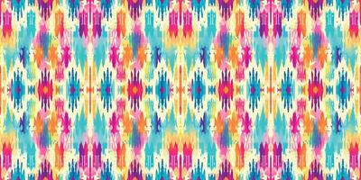 Seamless batik pattern,Seamless tribal batik pattern,and Seamless colorful pattern resemble ethnic boho, Aztec,and ikat styles.designed for use in wallpaper,fabric,curtain,carpet,Batik Embroidery vector