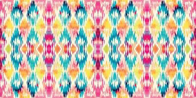 Seamless batik pattern,Seamless tribal batik pattern,and Seamless colorful pattern resemble ethnic boho, Aztec,and ikat styles.designed for use in wallpaper,fabric,curtain,carpet,Batik Embroidery vector