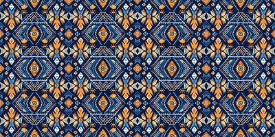Seamless batik pattern,Seamless tribal batik pattern,and Seamless colorful pattern resemble ethnic boho, Aztec,and ikat styles.designed for use in wallpaper,fabric,curtain,carpet,Batik Embroidery vector