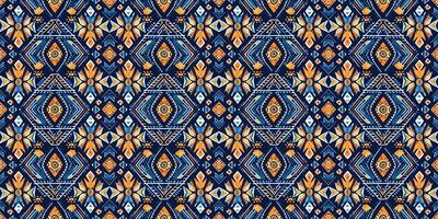 Seamless batik pattern,Seamless tribal batik pattern,and Seamless colorful pattern resemble ethnic boho, Aztec,and ikat styles.designed for use in wallpaper,fabric,curtain,carpet,Batik Embroidery vector