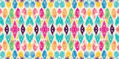 Seamless batik pattern,Seamless tribal batik pattern,and Seamless colorful pattern resemble ethnic boho, Aztec,and ikat styles.designed for use in wallpaper,fabric,curtain,carpet,Batik Embroidery vector