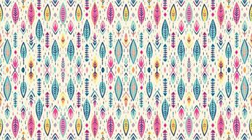 Seamless batik pattern,Seamless tribal batik pattern,and Seamless colorful pattern resemble ethnic boho, Aztec,and ikat styles.designed for use in wallpaper,fabric,curtain,carpet,Batik Embroidery vector