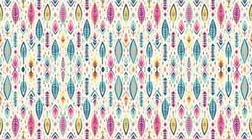 Seamless batik pattern,Seamless tribal batik pattern,and Seamless colorful pattern resemble ethnic boho, Aztec,and ikat styles.designed for use in wallpaper,fabric,curtain,carpet,Batik Embroidery vector