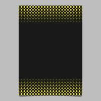 Abstract halftone geometrical dot and square pattern brochure background template - design vector