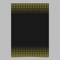 Abstract halftone geometrical dot and square pattern brochure background template - design vector