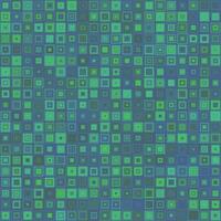 Grean and blue square mosaic background vector