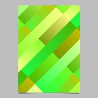 Colorful trendy gradient diagonal stripe flyer template vector